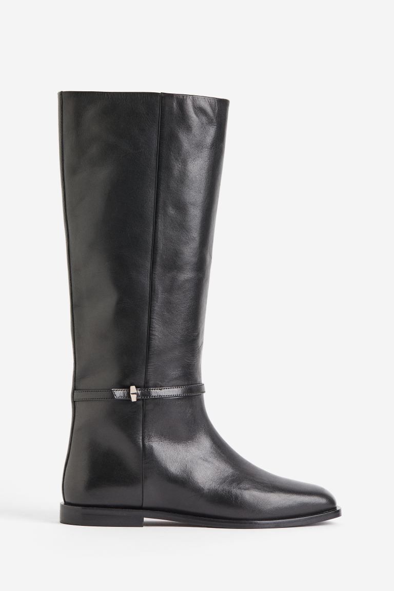 Knee-high Leather Boots | H&M (US + CA)