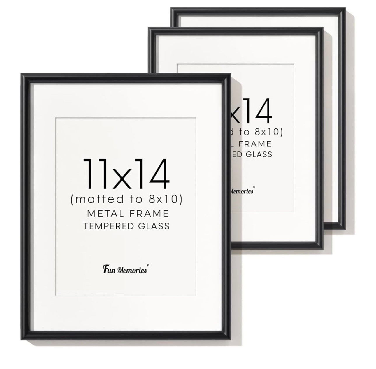 Black 11x14 Picture Frame Set of 3, Metal 

#LTKHome #LTKStyleTip #LTKFindsUnder50