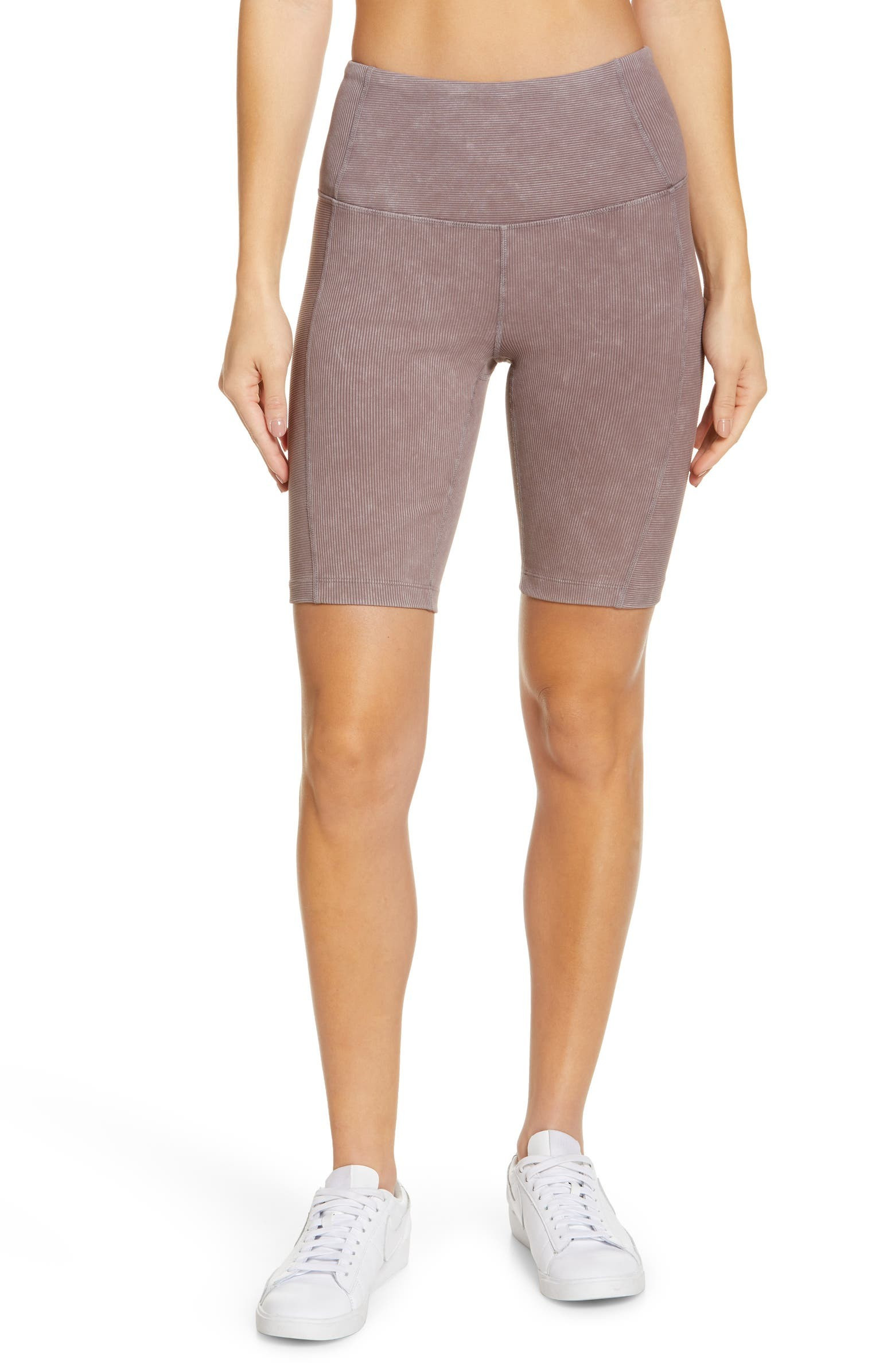 Snow Wash Rib Bike Shorts | Nordstrom