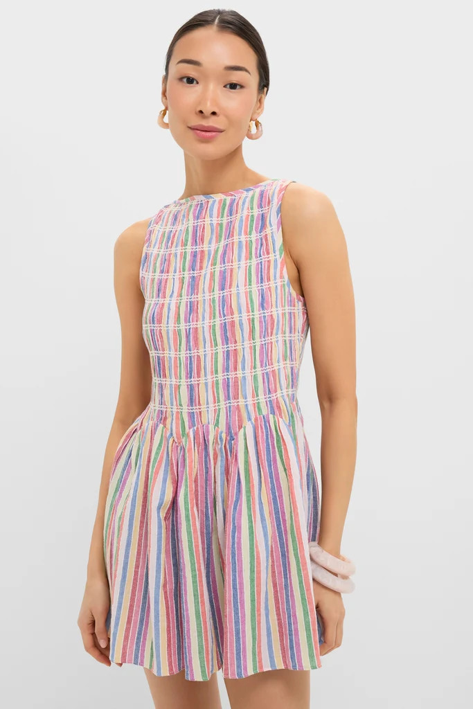 Rainbow Katinka Mini Dress | Tuckernuck (US)