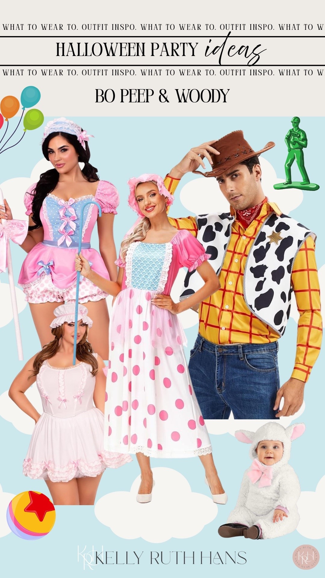Halloween family costume Toy Story and little bo peep 

#LTKHalloween