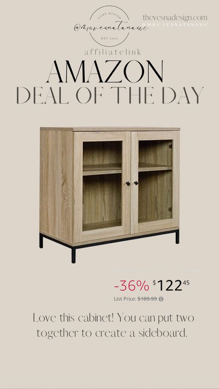 This cabinet is so gorgeous and on sale! You can push two together to create a high end look sideboard.

Amazon home, amazon, amazon home decor, cabinet, display cabinet, wood cabinet, amazon find, living room, sideboard, console table, bedroom, decor, 

#LTKstyletip #LTKhome #LTKsalealert