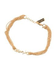 Cassandre Gold Logo Bracelet | TJ Maxx