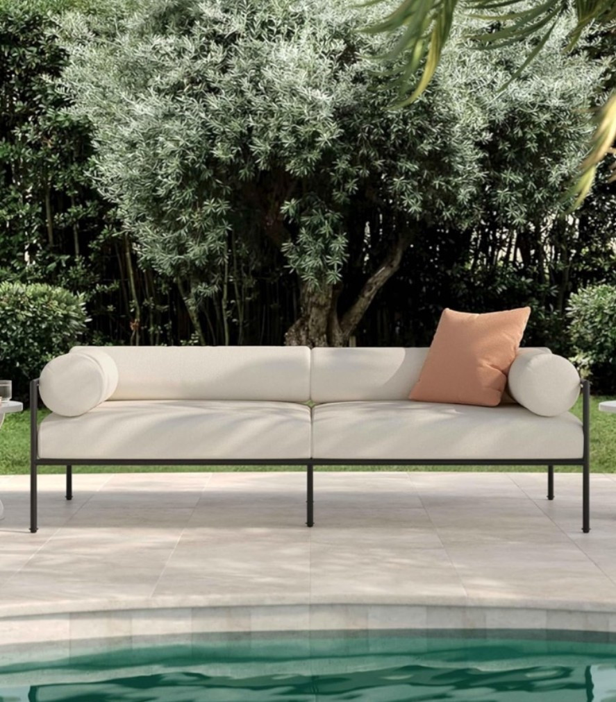 Coastal luxury, but make it cozy. 🤍 This cream outdoor sofa is giving elevated resort patio vibes with plush cushions, a soft dreamy feel, and that effortlessly chic look that makes every backyard feel like a boutique vacation stay. Designed for slow summer mornings, outdoor dinner parties, sunset lounging, and cozy nights under string lights. 

Grab yours before patio season favorites are gone! 🌿

#LTKHome #LTKSeasonal #LTKU
