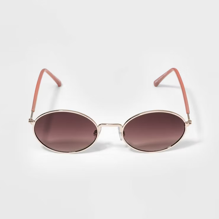 Kids' Mini Oval Sunglasses - art class™ Gold | Target