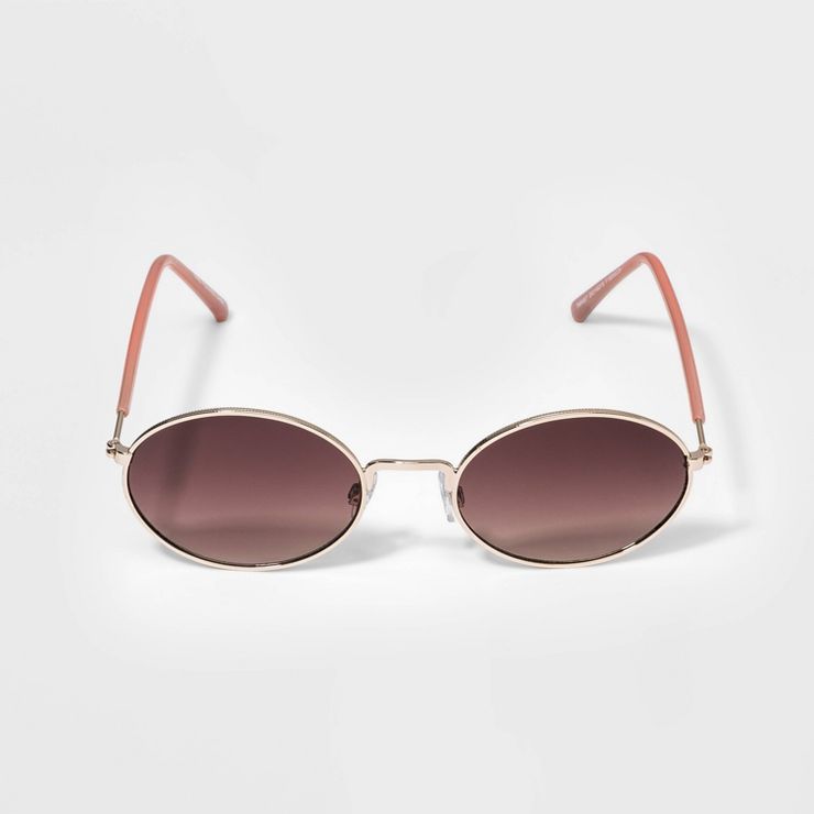 Kids' Mini Oval Sunglasses - art class™ Gold | Target