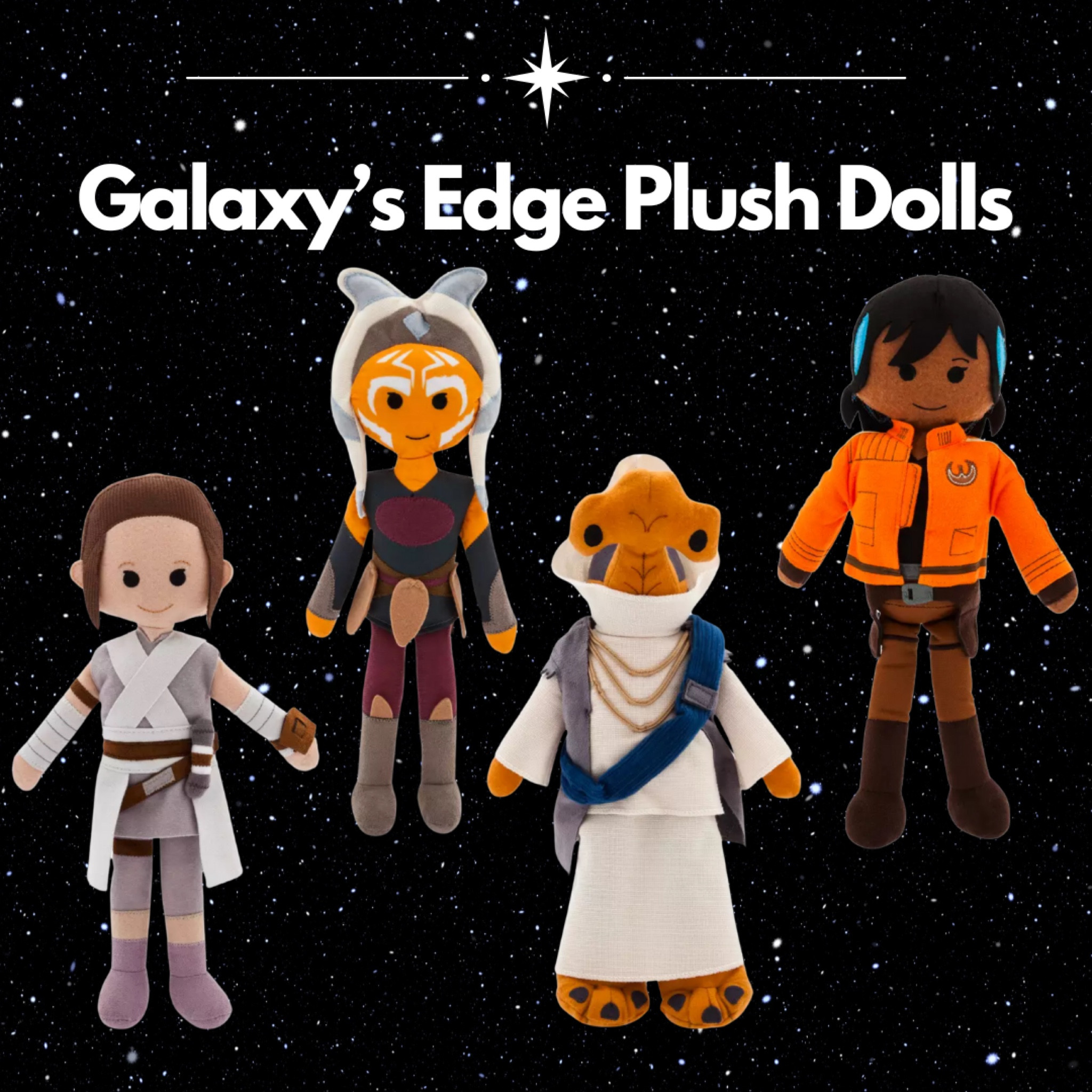 Galaxy’s Edge Plush Dolls now available on the Disney Store website for $22.99 each!

#LTKFamily #LTKHoliday #LTKGiftGuide