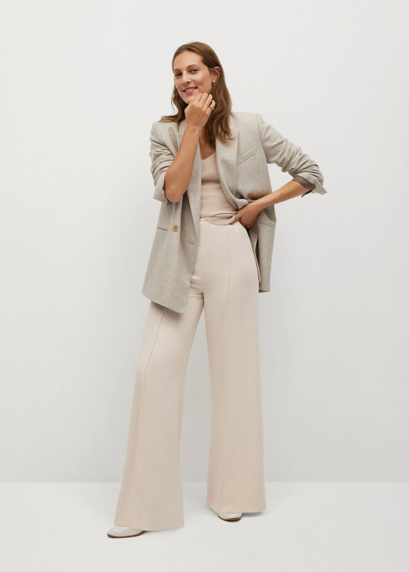 Pleat detail pants | MANGO (US)