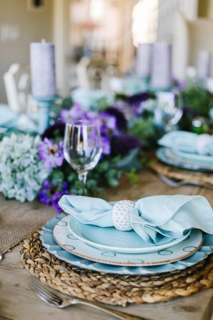 POV: your spring table looks like THIS 💜✨
Teal glassware + lavender florals = dreamy and on trend

Tap to shop + save this look for your next dinner party 💫

#springhome #tablescapeideas #floraldecor #romantichome #tableinspo #shophollyjhome #homewithhollyj 

 #LTKfoodie #LTKSeasonal #LTKHome