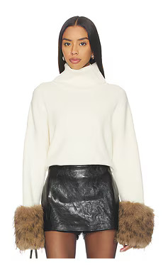 Line & Dot Hadley Sweater in Cream from Revolve.com | Revolve Clothing (Global)