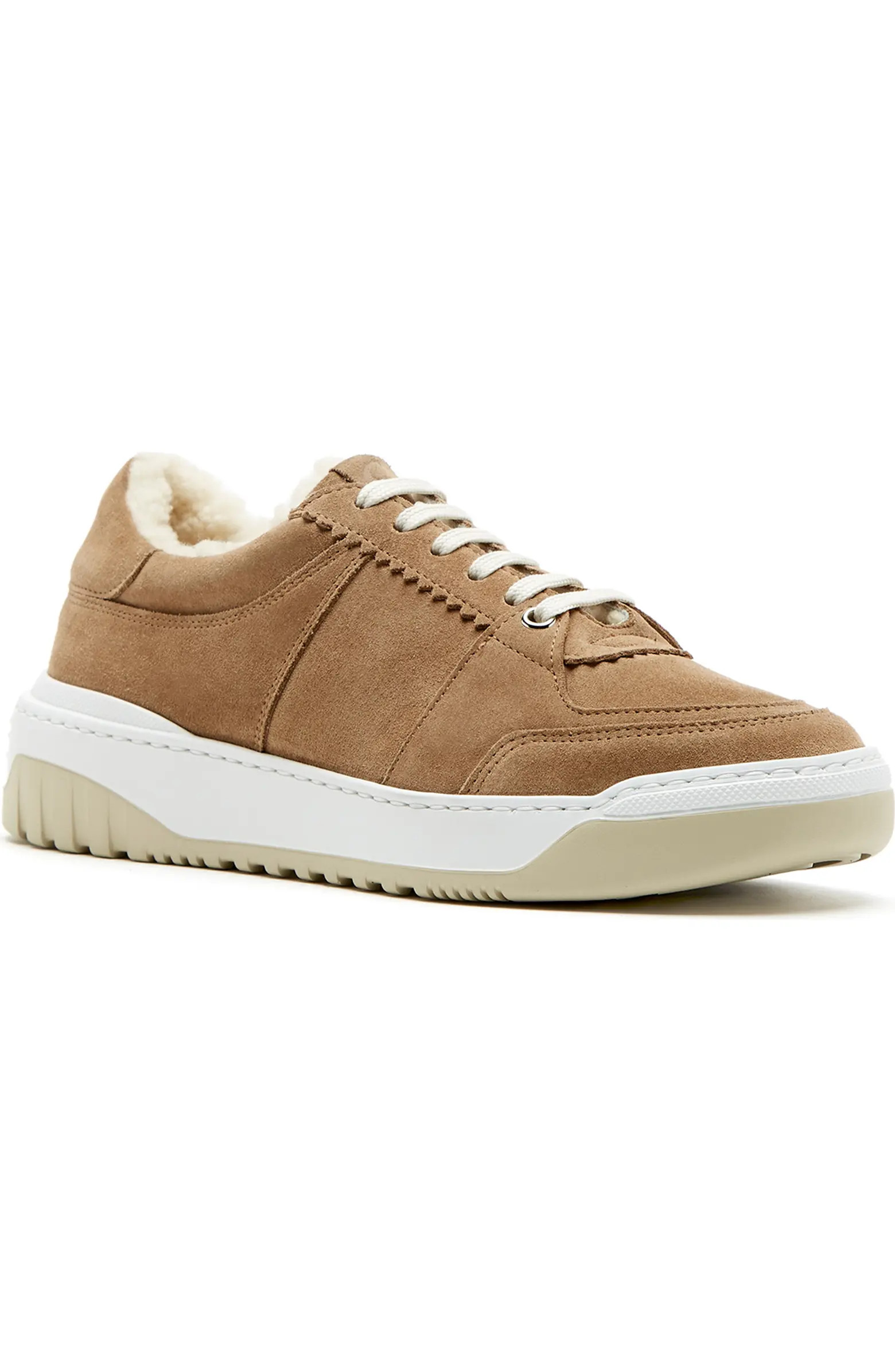 La Canadienne Klare Water Resistant Genuine Shearling Lined Sneaker (Women) | Nordstrom | Nordstrom
