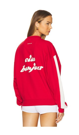 Ciao Bonjour Sweatshirt in Cherry | Revolve Clothing (Global)
