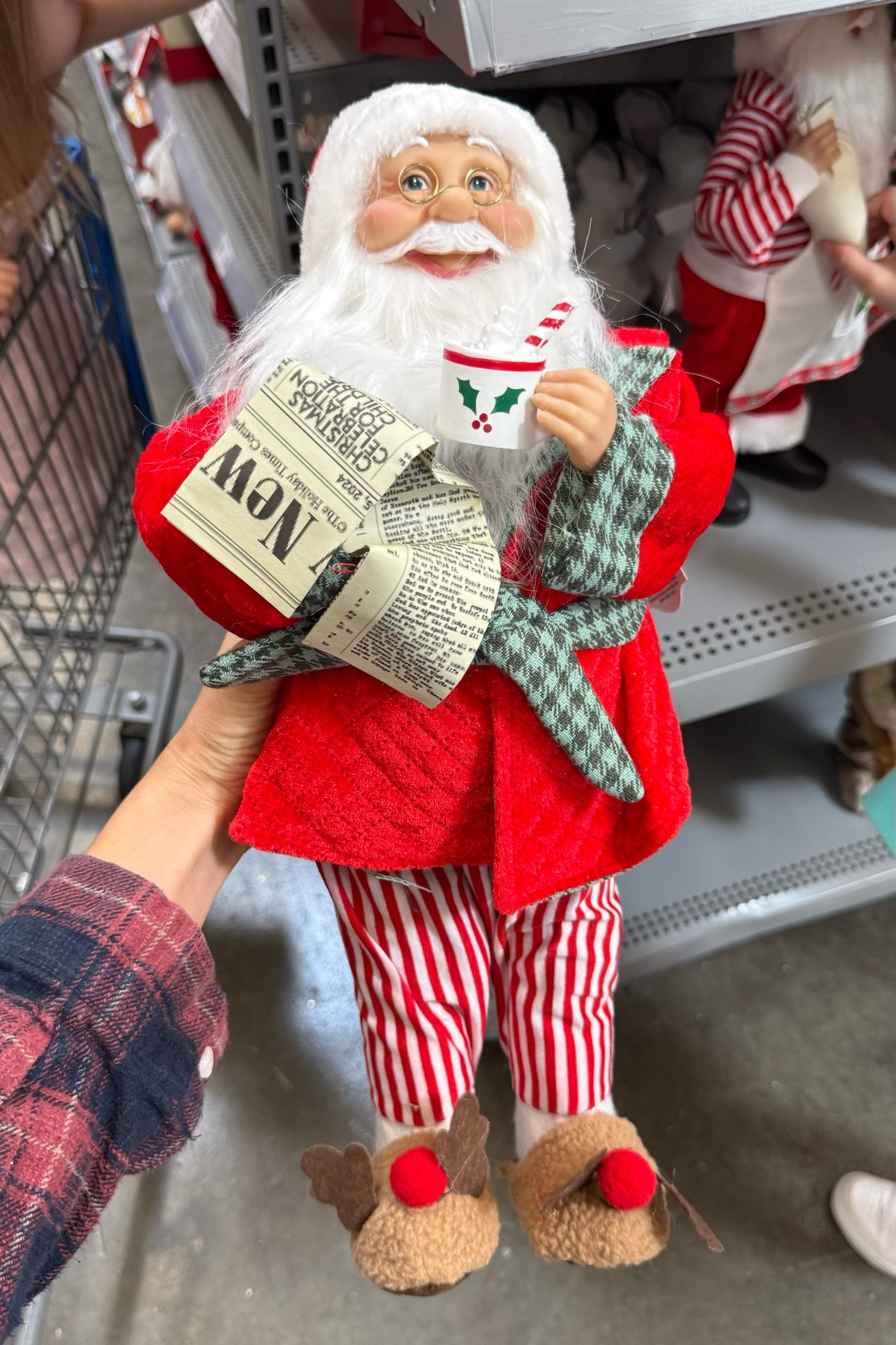 Santa with his coffee (hot cocoa) is going to be so cute next to the coffee machine! Under $20 there was so many to choose from! Christmas decor, Christmas, Christmas tree, Santa, Santa Claus, Santa decor, naughty list, nice list, iywyk #christmas #christmasdecor #christmasdecorunder20

#LTKSeasonal #LTKHome #LTKHoliday