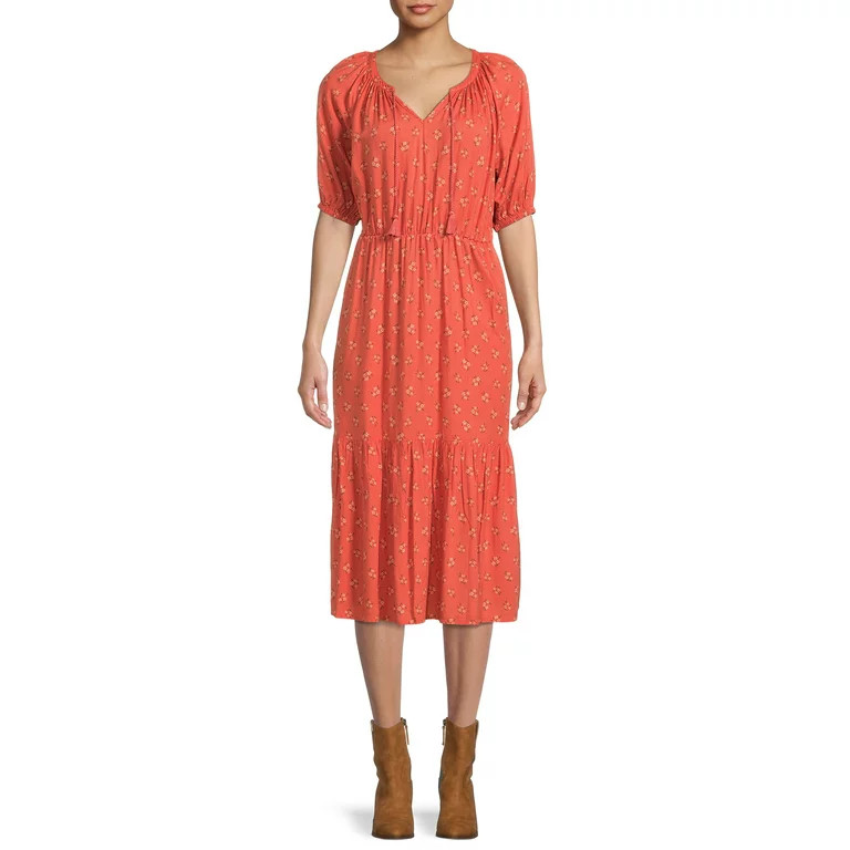 BeachLunchLounge Women's Ruffle Hem Dress | Walmart (US)