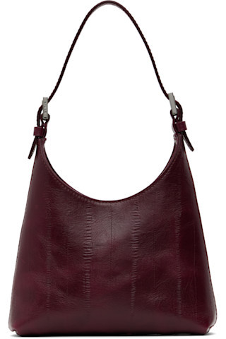 BY FAR - Burgundy Baby Camryn Bag | SSENSE
