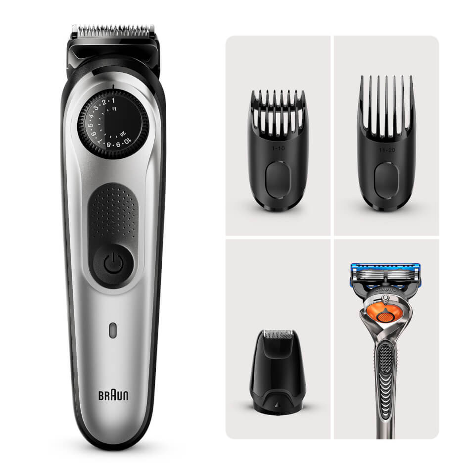 Braun Beard Trimmer 5 BT5260, Black/Silver Metal | Mankind