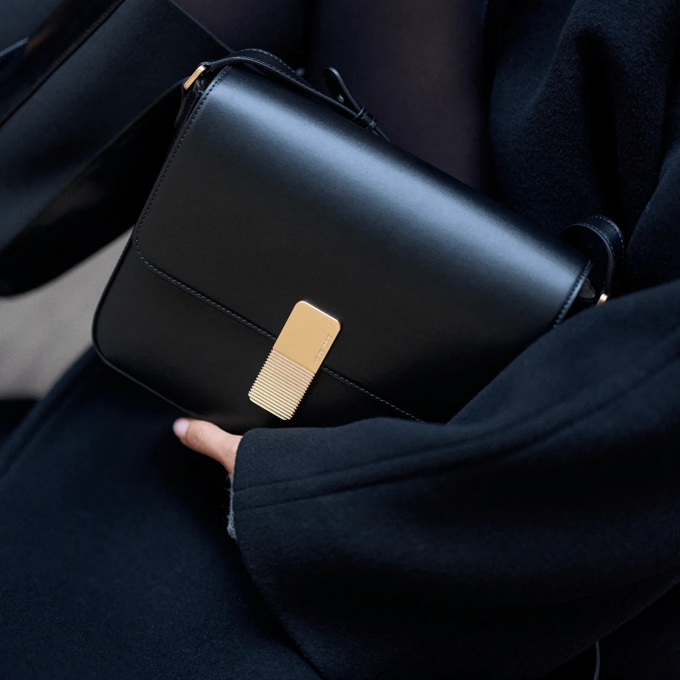 Monceau Gold Edition - Black Box Leather | ATELIERS AUGUSTE