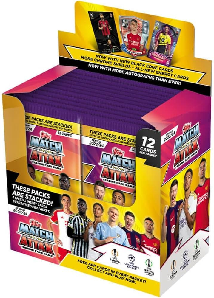 Topps Match Attax 23/24 Complete Box (24 Packs / 288 Cards) | Amazon (US)