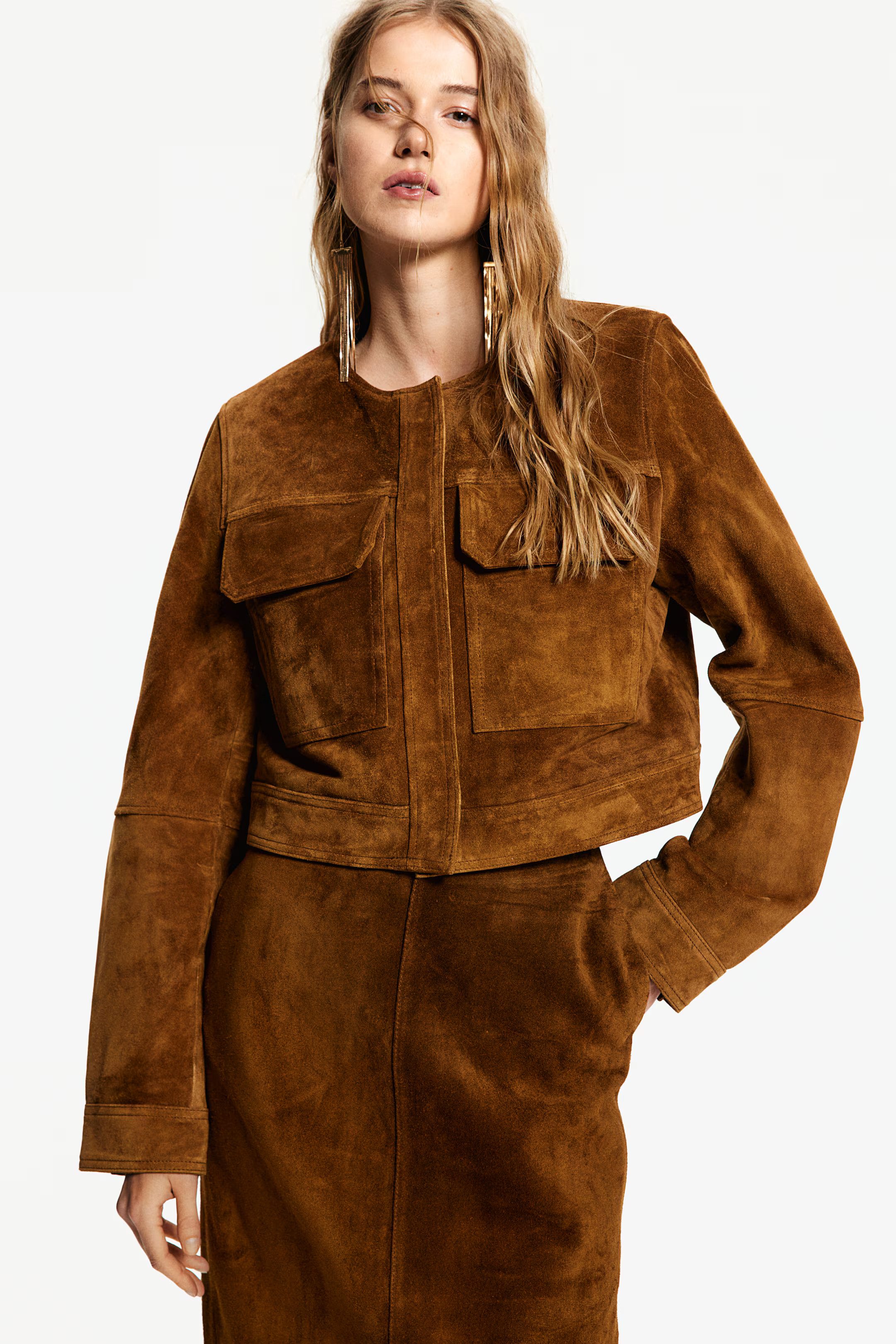 Suede jacket | H&M (UK, MY, IN, SG, PH, TW, HK)