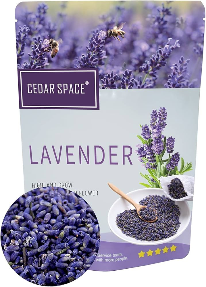 Dried Lavender Flowers for Home Fragrance Sachets Grade Dried Lavender Flowers for Tea, Baking, L... | Amazon (US)
