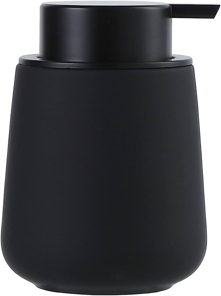 BosilunLife Black Soap Dispenser - Ceramic Hand Dish Soap Dispenser for Bathroom 12ounce Refillab... | Amazon (CA)