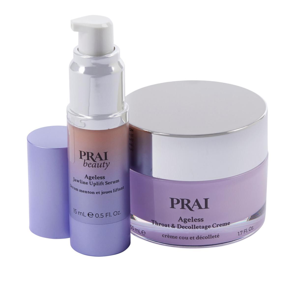 PRAI Beauty Ageless Jawline and Throat & Decolletage Creme Try Me Kit | HSN