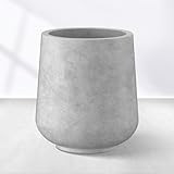 Kante 11.6" Dia Round Concrete Planter, Outdoor Indoor Large Plant Pots Containers with Drainage ... | Amazon (US)