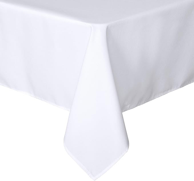 sancua Rectangle Tablecloth - 60 x 84 Inch - Stain and Wrinkle Resistant Washable Polyester Table... | Amazon (US)