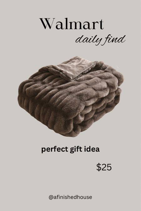 The perfect gift idea - super affordable gorgeous faux fur blanket from @Walmart, and only$25! 

Linking some of my favorite cozy blankets, at every price points ! 

#LTKGiftGuide #LTKSeasonal #LTKfindsunder50