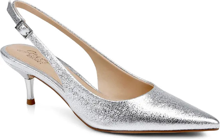 Jewel Badgley Mischka Ilana Slingback Pump (Women) | Nordstrom | Nordstrom