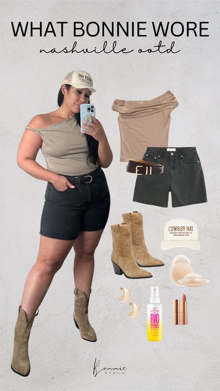 What Bonnie Wore: Nashville Outfit of the Day 🤠 Midsize Fashion | Summer Outfit | Country Concert Outfit | Nashville Outfit | Midsize OOTD | Country Outfit Inspo

#LTKStyleTip #LTKMidsize #LTKShoeCrush