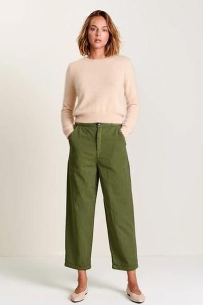 Bellerose Pasop Army Green Pants - Trouva | Trouva (Global)