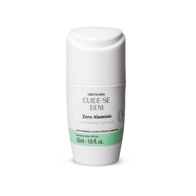 Desodorante  Roll-on Cuide-se Bem Zero Alumínio 55ml | oBoticario (BR)
