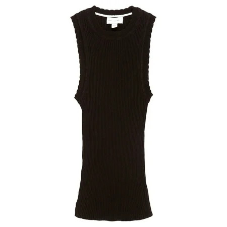 Free Assembly Women’s Scallop Trim Sleeveless Sweater Lightweight Sizes XS-XXL | Walmart (US)