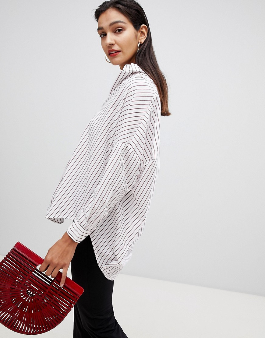 French Connection Oversized StripeD Shirt-Multi | ASOS (Global)