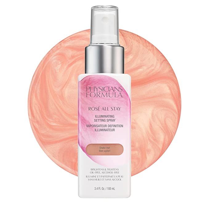 Physicians Formula Rosé All Stay Illuminating Setting Spray For Makeup, Oil-Free, Alcohol-Free, ... | Amazon (US)