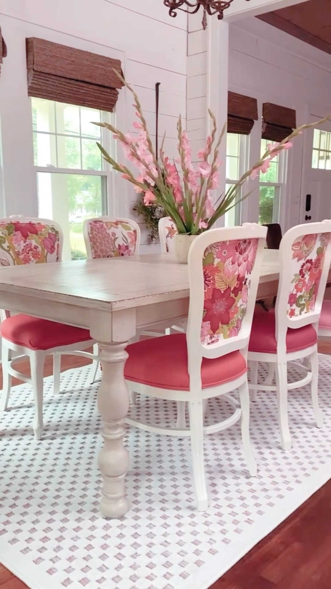 ✨ Is your home missing that wow factor? ✨ 

Elevate your space with these three simple, yet transformative ways to add texture:

1️⃣ **Layer Up**: Start with a neutral base (in my case my walls and floors) and build layers with bold fabrics, throws, and rugs. The more variety in fabric, the better! 

2️⃣ **Mix Patterns**: Don’t be afraid to blend florals with stripes or geometrics—contrasting patterns create visual interest and depth. (See how I blended the checkerboard rug with my floral fabrics?)


3️⃣ **Incorporate Natural Elements**: Add life to your room with plants, wooden accents, or woven baskets to bring warmth and a touch of nature indoors. (Note how the florals are styled here to add intrigue and depth to the space.)

Here’s how these tips turned my dining room into a vibrant, textured oasis! 🌿✨

 #InteriorDesign #HomeDecor #CottageStyle 

#LTKHome #LTKSaleAlert #LTKStyleTip