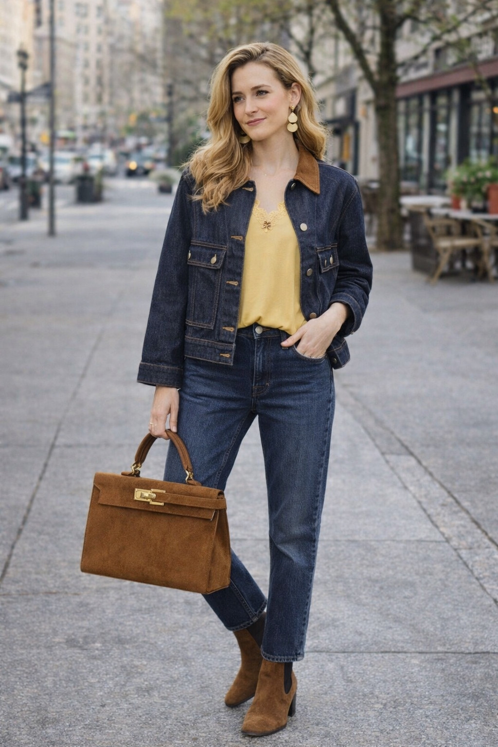 Spring outfit in double  denim 

#LTKstyletip #LTKjeans #LTKspring