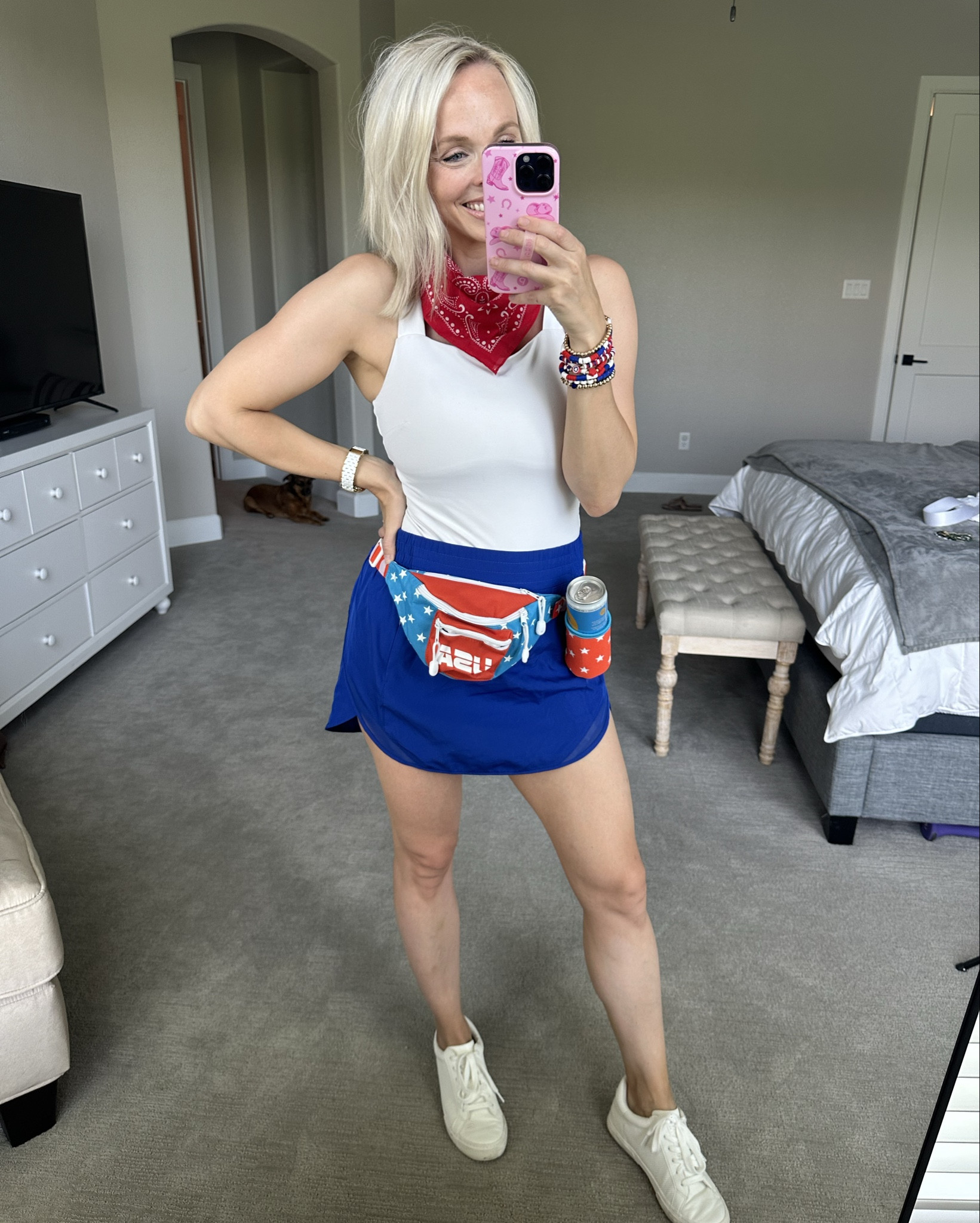 Wearing a large in this particular athletic skort - I sized up one! Medium in the bodysuit, sneakers are tts from target! 

#LTKActive #LTKStyleTip #LTKFindsUnder50