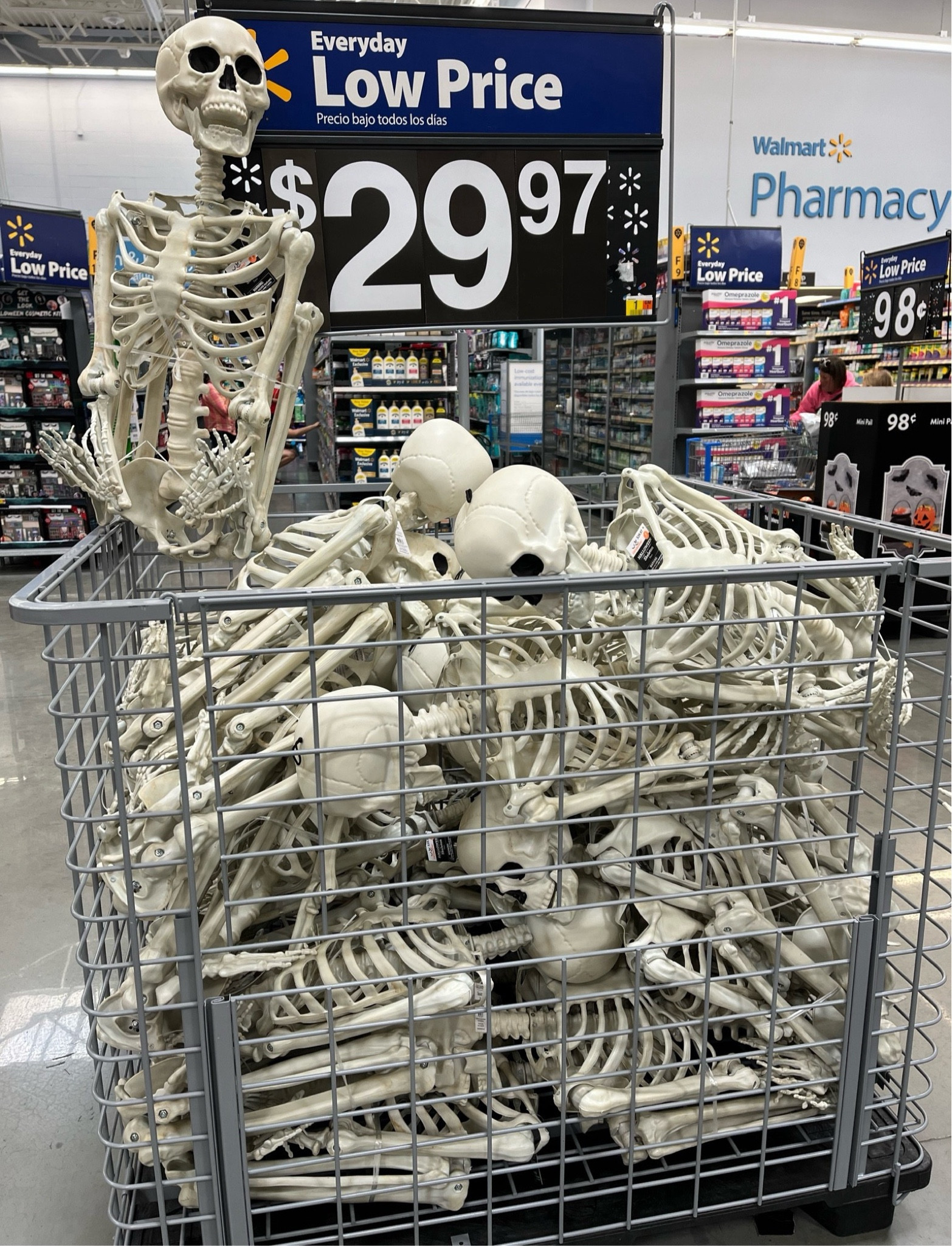 They’re back! I have two of these, that I bought last year. These 5 ft posable skeletons are also available in black. 

Halloween decorations 

#LTKSeasonal #LTKFamily #LTKHome