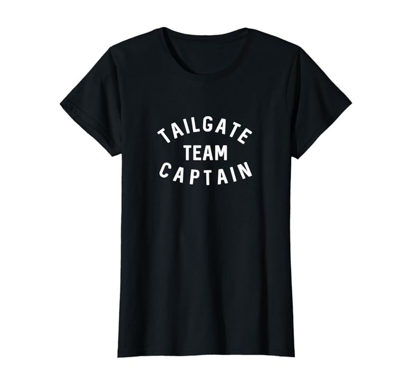 Tailgate Team Captain, Funny Tailgating Shirt T-Shirt | Amazon (US)