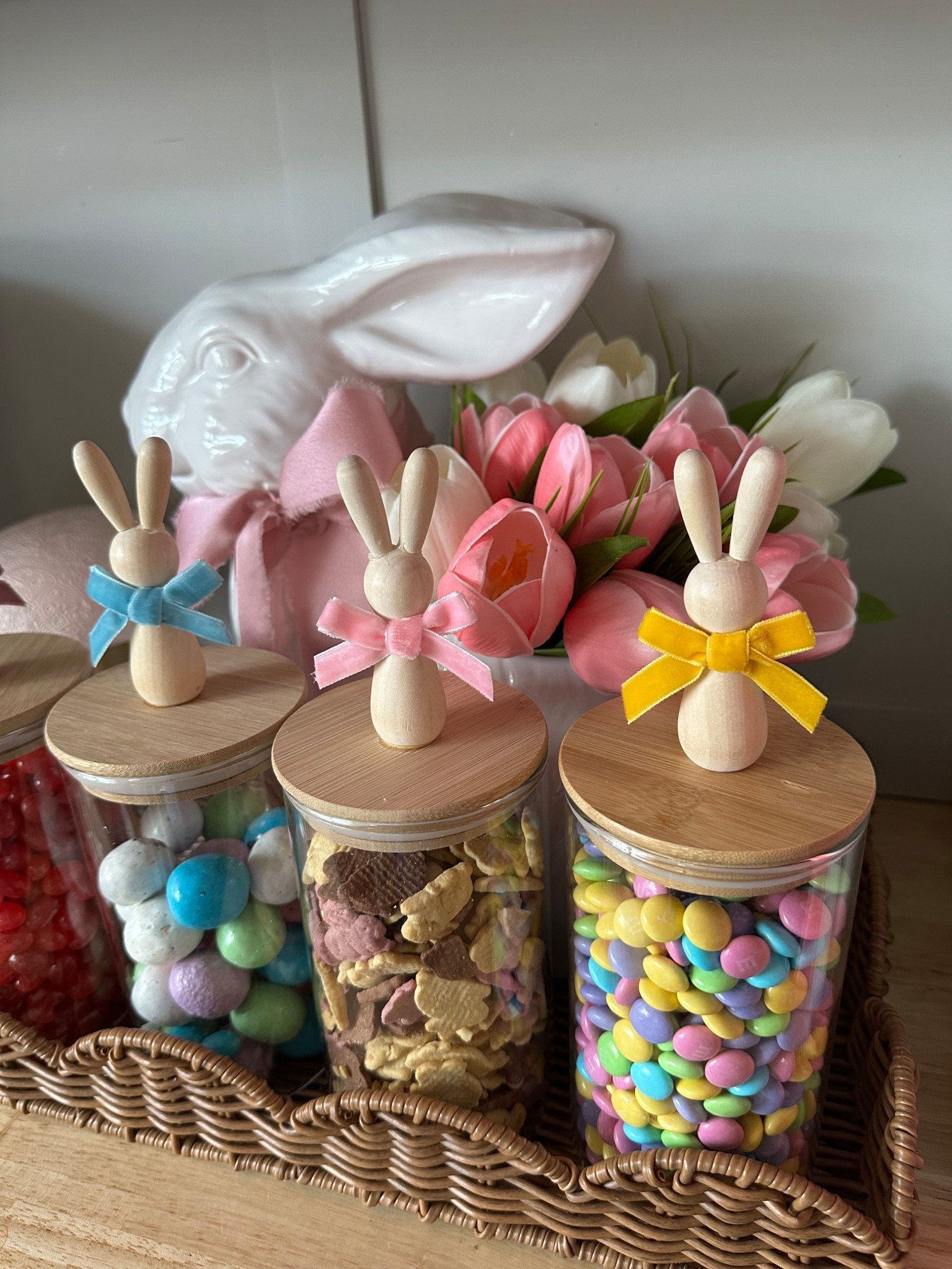 These cute jars are perfect for candy and snacks for the spring season! 

#LTKHome #LTKSeasonal