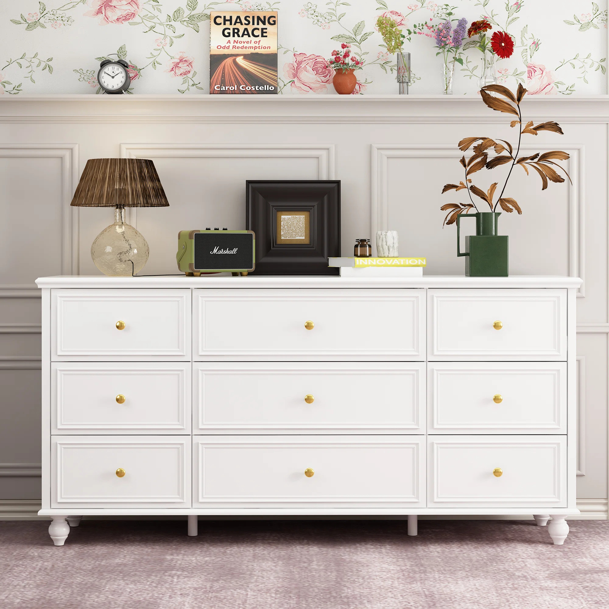 Wrenna 63'' W 9 - Drawer Dresser | Wayfair North America