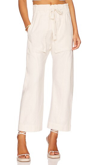 Free People Sky Rider Pant in Ivory. - size L | Revolve Clothing (Global)