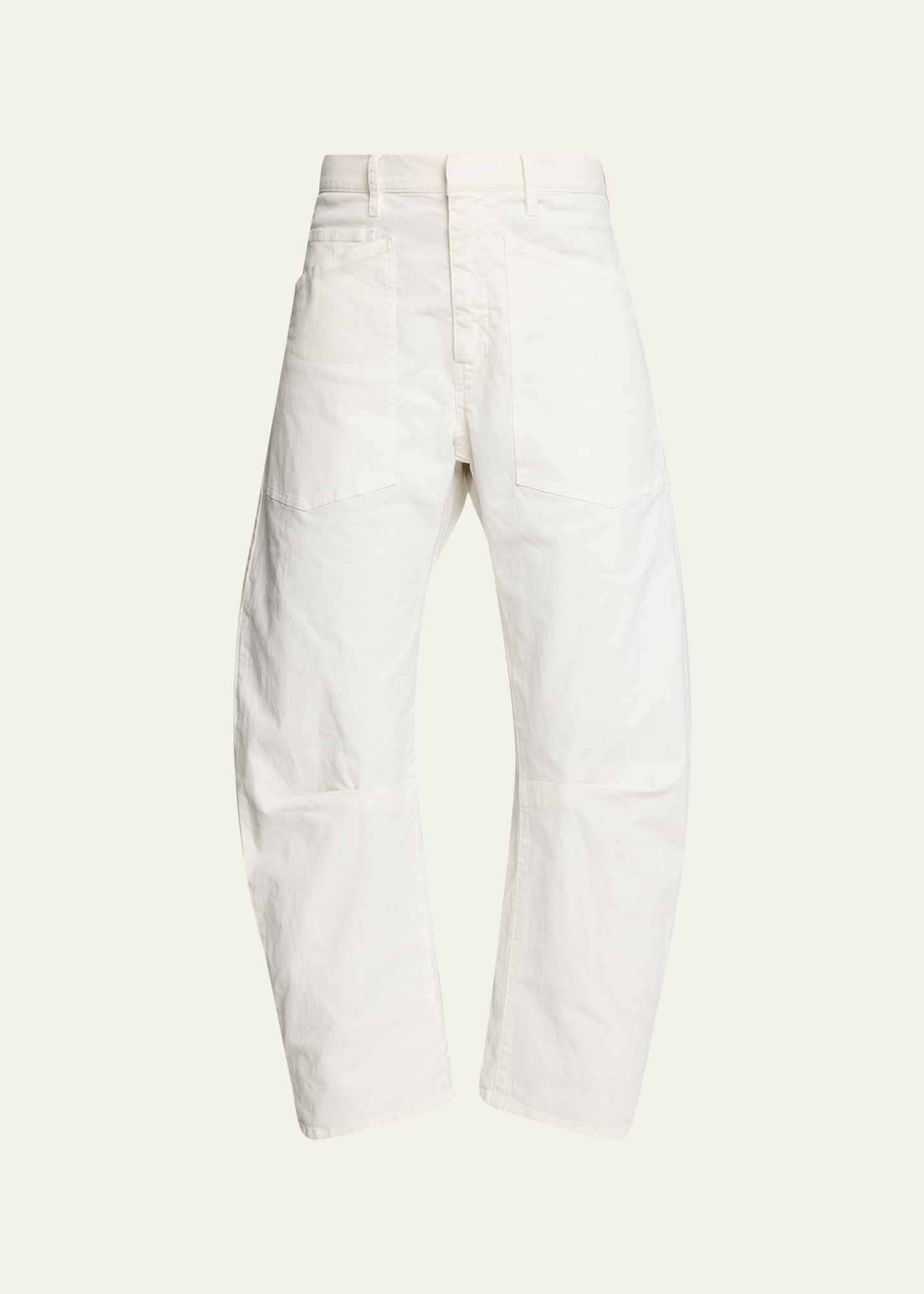 Nili Lotan Shon Mid-Rise Cropped Pants | Bergdorf Goodman