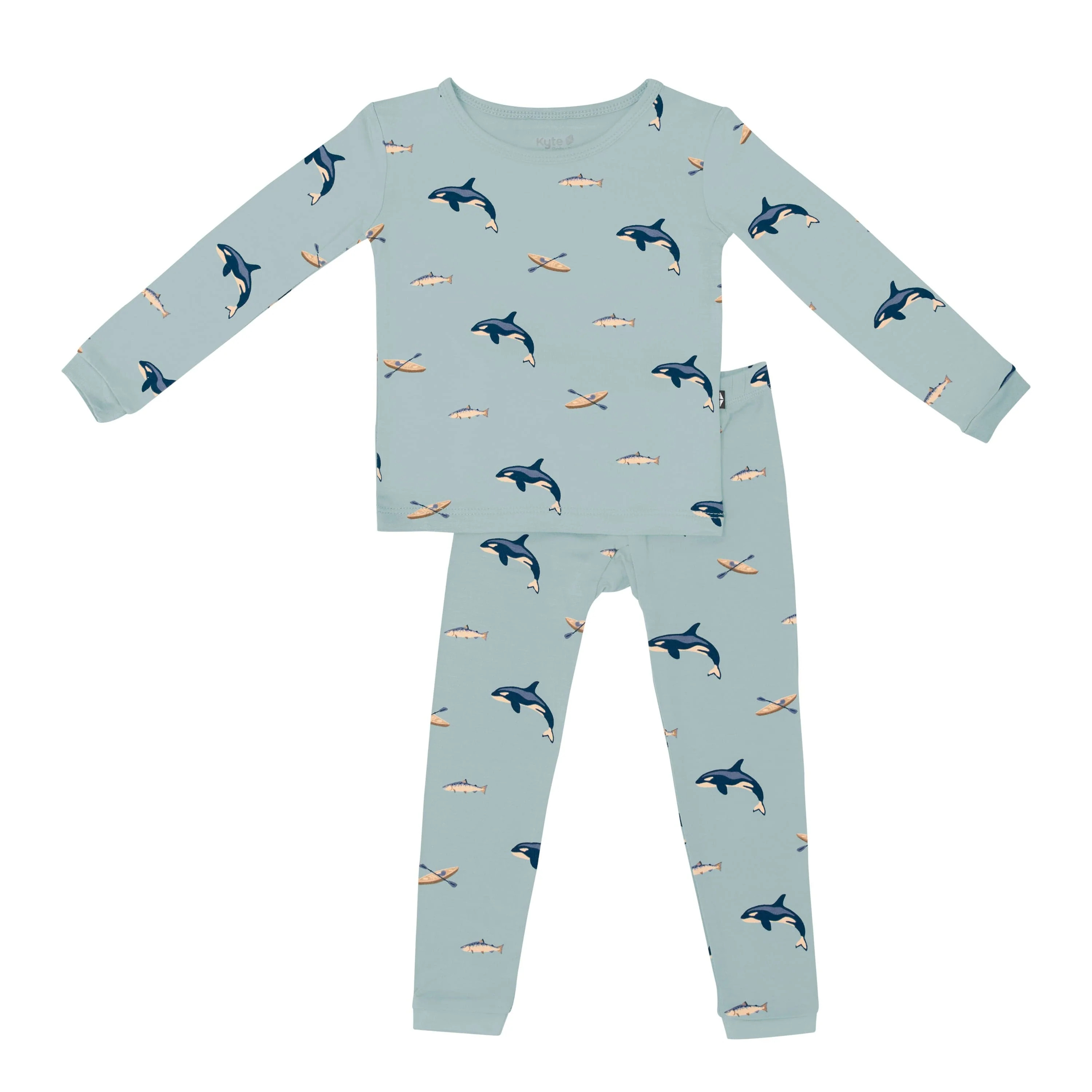 Long Sleeve Pajamas in Coastline | Kyte BABY