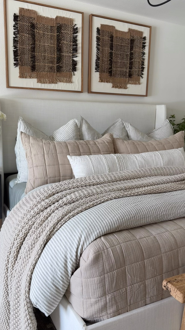 The goal lately has been less “perfect bedroom” and more soft, layered + collected…