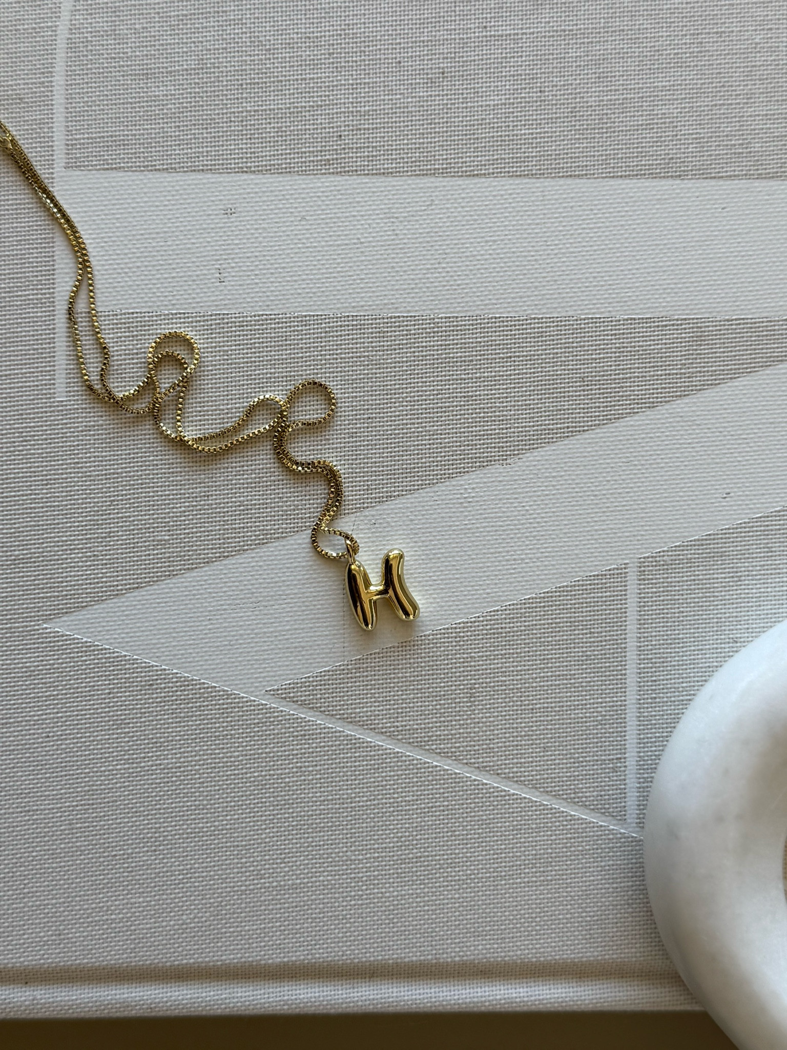 This is hunters bubble necklace and she loves it!! I love how it’s a more unique shape than all the others. 