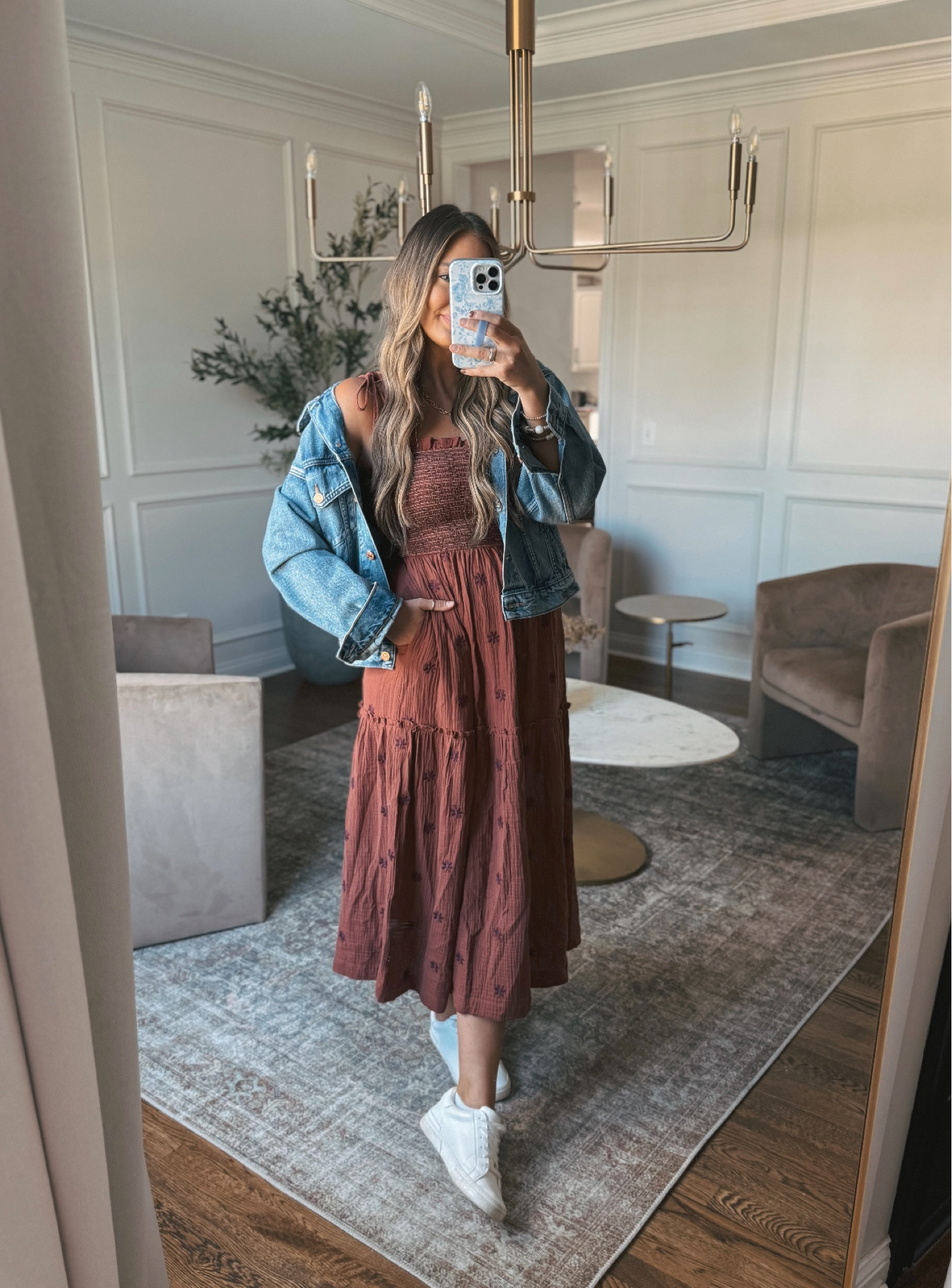 The cutest fall dress I've been loving postpartum! A look for less that would be perfect for fall a wedding or date night. 

#LTKSeasonal #LTKStyleTip #LTKFindsUnder50