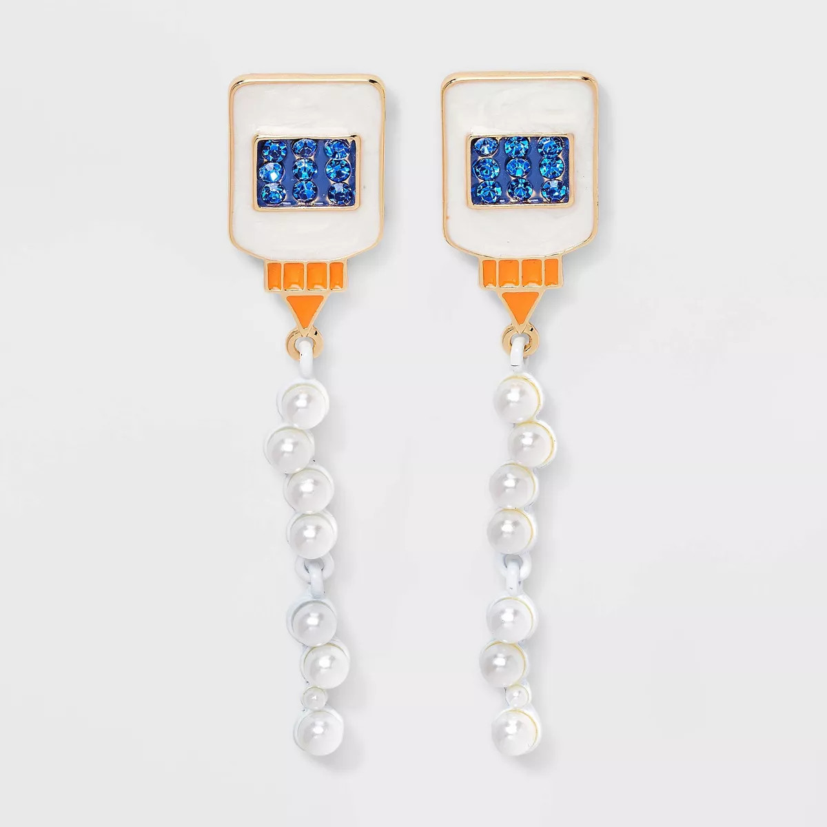 Teacher Glue Bottle with Pearls Stud Earrings - Multicolor | Target